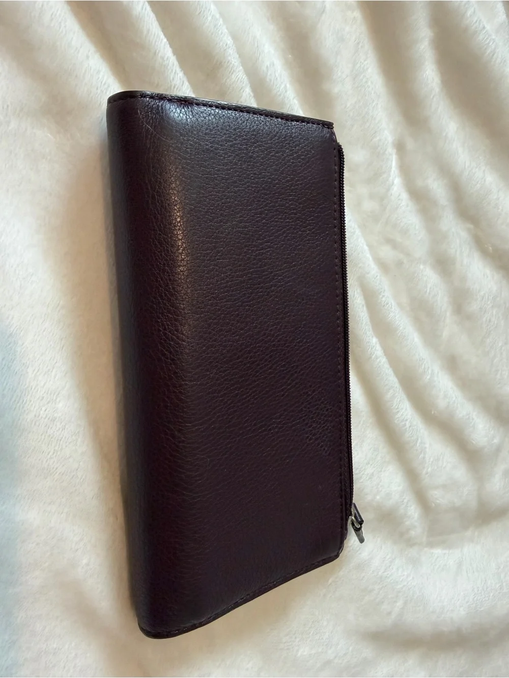 Vintage Coach Women's Leather Turnlock Wallet - Plum
